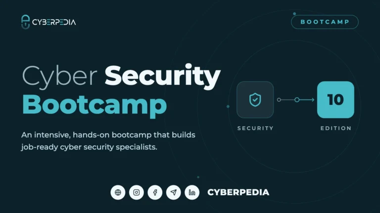 Cyber SecurityBootcamp — Cyberpedia course cover