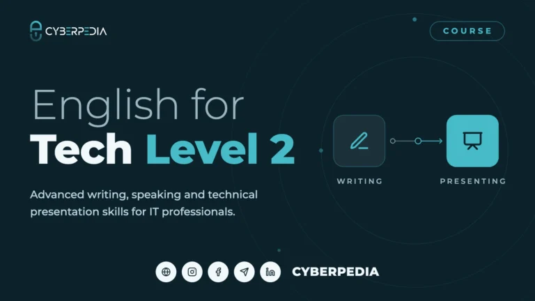 English forTech Level 2 — Cyberpedia course cover