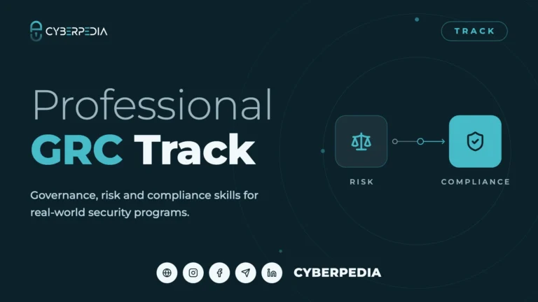 ProfessionalGRC Track — Cyberpedia course cover